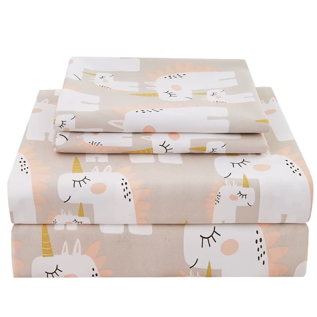 JSD Coastal Beach Theme Kids Full Sheet Set 4 Piece Deep Pocket