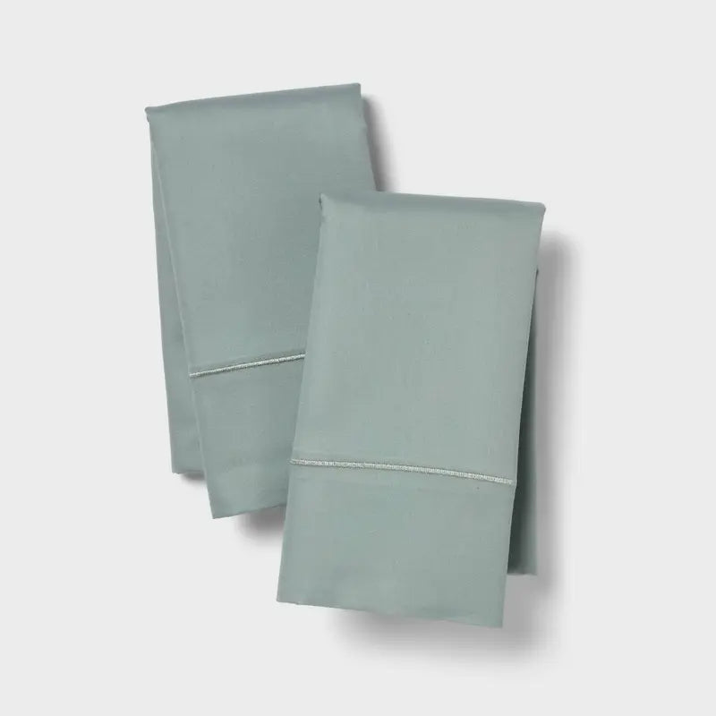 800 Thread Count Hotel Collection Single Barratta Pillowcase Light - Threshold