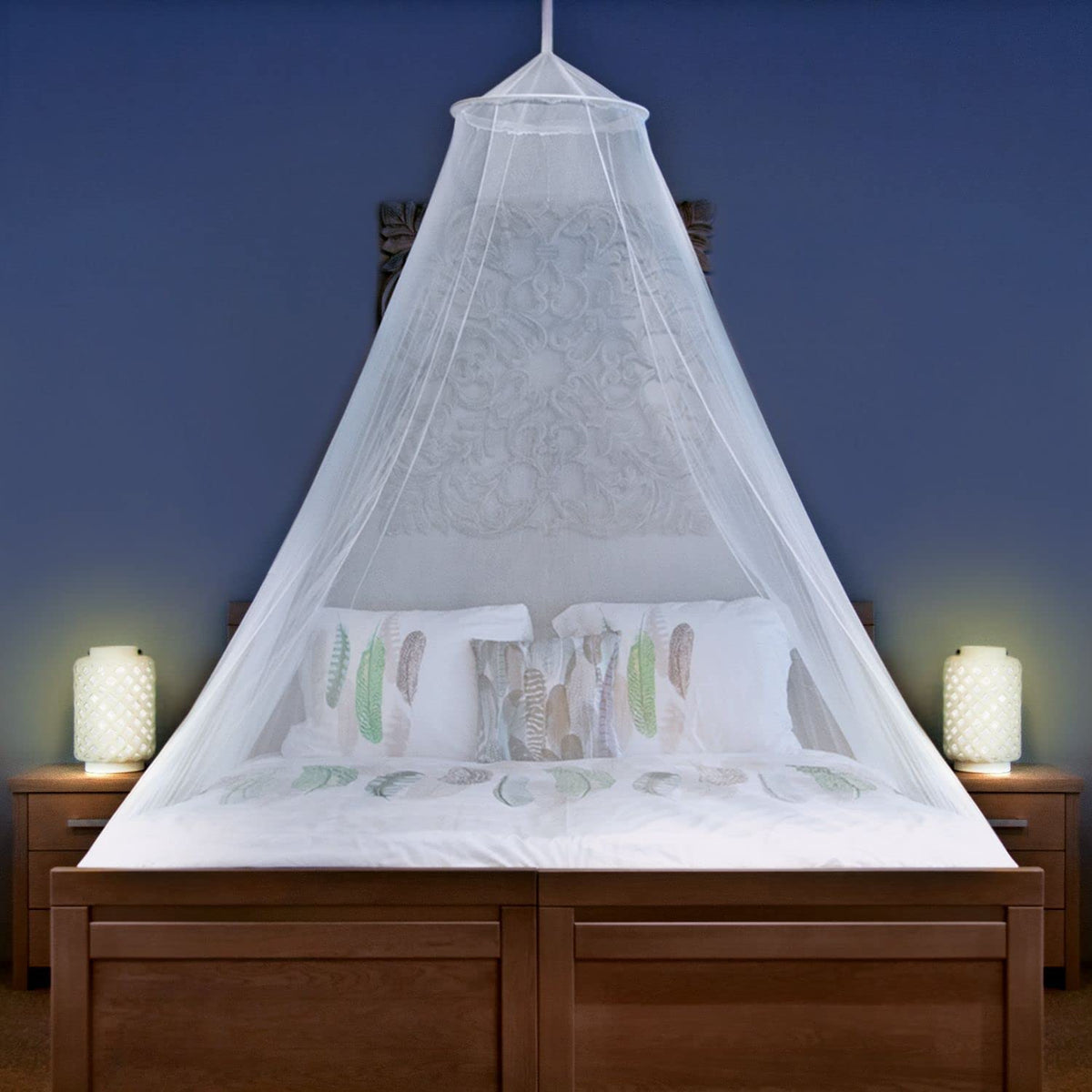 Mosquito Net for Queen & King-Size Bed - Fully Enclosed Bed Canopy