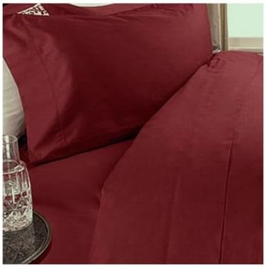 600 Thread Count Four (4) Piece Full Size Taupe Solid Bed Sheet Set, 100% Egyptian Cotton, Premium Hotel Quality
