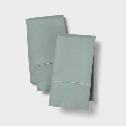 800 Thread Count Hotel Collection Single Barratta Pillowcase Light - Threshold