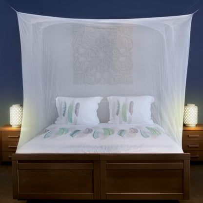 Mosquito Net for Queen & King-Size Beds - 2-Side-Opening Bed Canopy