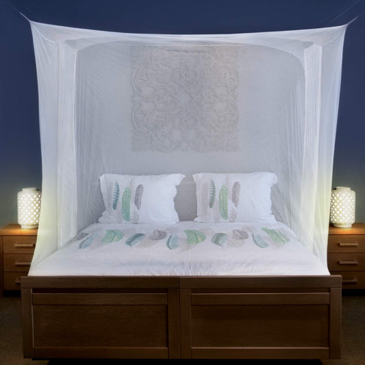 Mosquito Net for Queen & King-Size Beds - 2-Side-Opening Bed Canopy