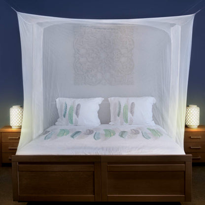 Mosquito Net for Queen & King-Size Beds - 2-Side-Opening Bed Canopy