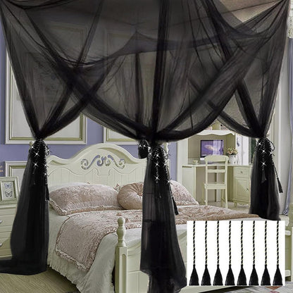 Mosquito Net Bed Canopy for Girls Dome Bed Curtains Tent Twin Queen Size