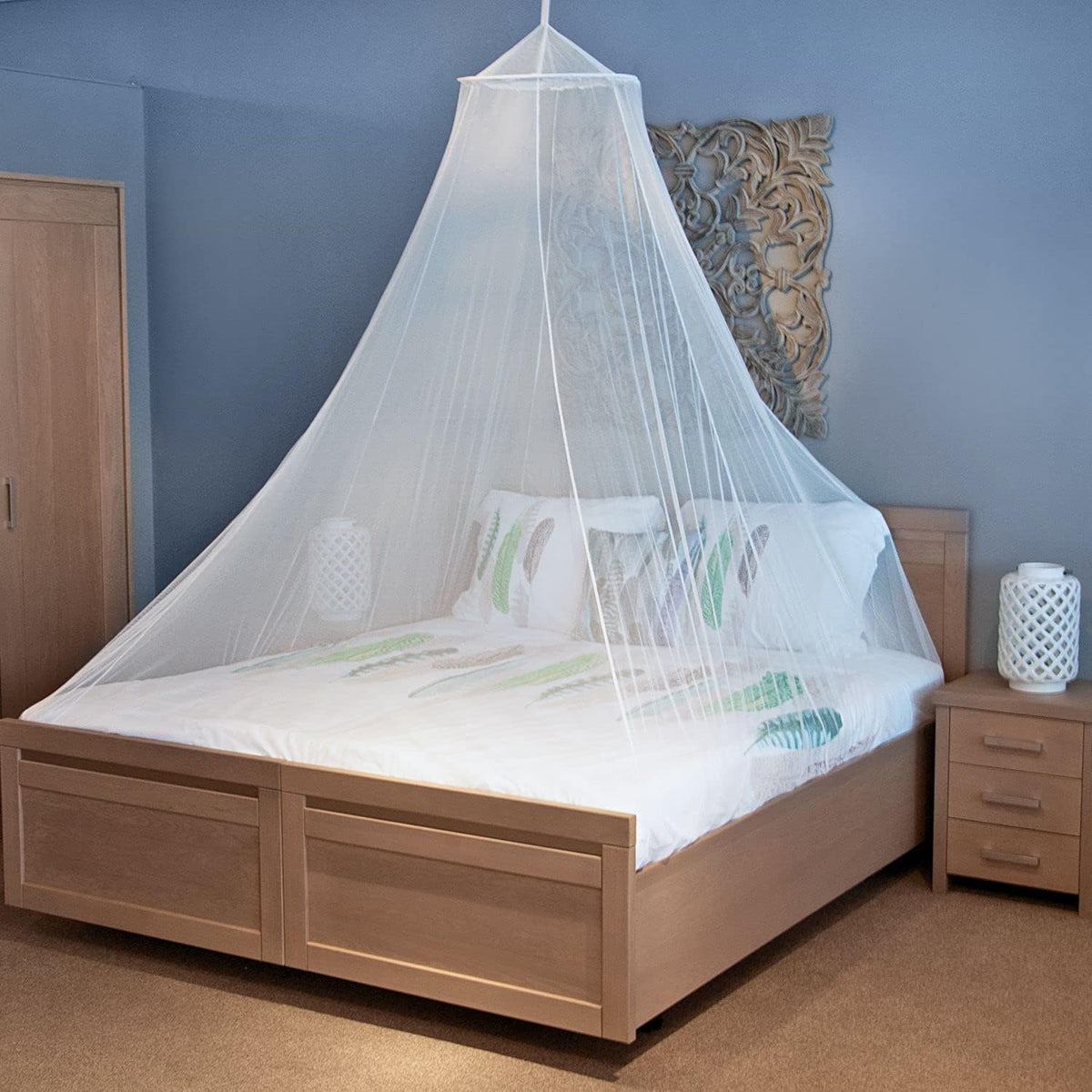 Mosquito Net for Queen & King-Size Bed - Fully Enclosed Bed Canopy