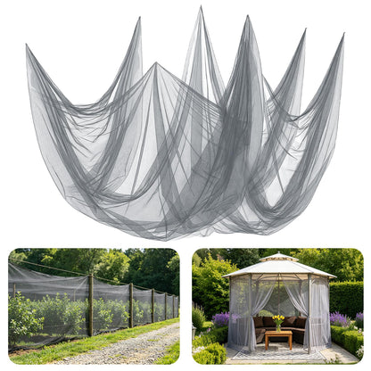 2Pcs 13x10ft Ultra-fine Mesh Mosquito Net, for Halloween Black Gauze Cloth