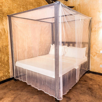 Mosquito Net for Queen & King-Size Beds - 2-Side-Opening Bed Canopy