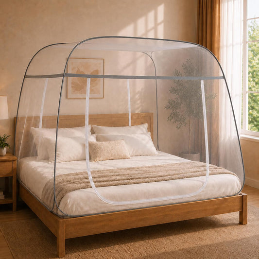 Mosquito Net,Pop-Up Portable Tent for Bed,L87xW79xH67in