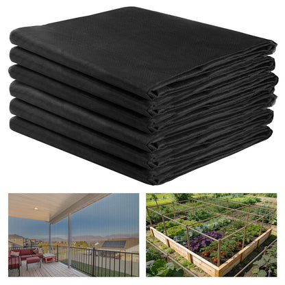 10x33ft Strong PP Nanocomposite Mosquito Net Garden Netting, Black