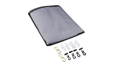 Coghlan's Rectangular Mosquito Net – Lightweight Mesh Canopy for Camping, Travel, and Outdoor Use – Includes Tie Loops, Carry Bag, Twine, Hooks, Anchors, Nails – White, 78" x 32" x 59"