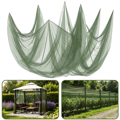 2Pcs 13x10ft Ultra-fine Mesh Mosquito Net, for Halloween Black Gauze Cloth